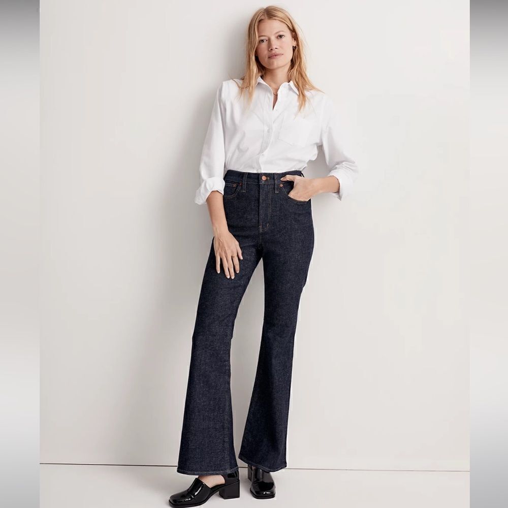 Madewell Perfect Vintage Flare Jean in Wrenford Wash NWT
